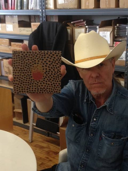 M. Gira while signing copies of Deliquescence