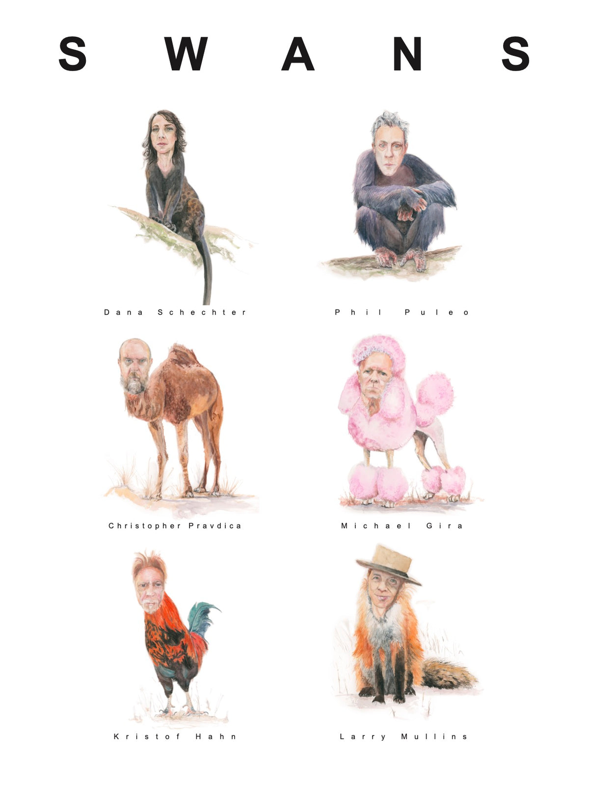 Swans 2023 Band Poster