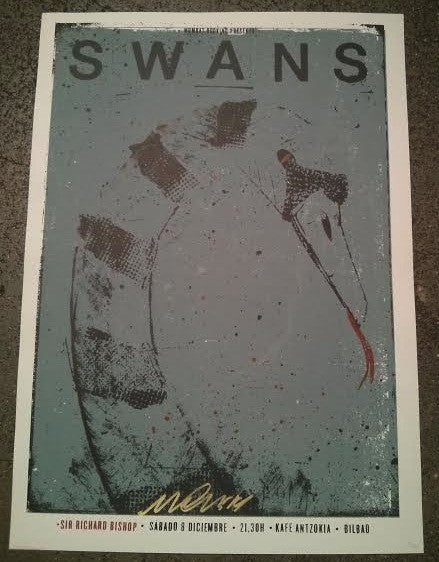 Swans - Sir Richard Bishiop - Bilbao Poster (Sold Out)