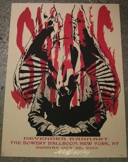 Swans - Devendra - NY Poster (Sold Out)