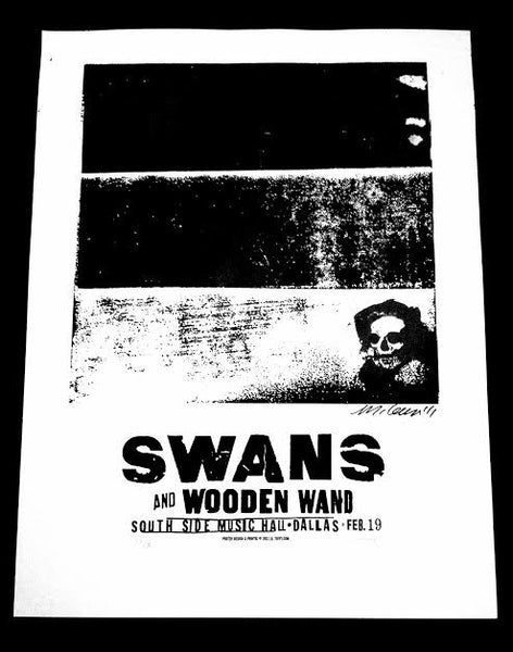 SWANS - DALLAS - POSTER (SOLD OUT)