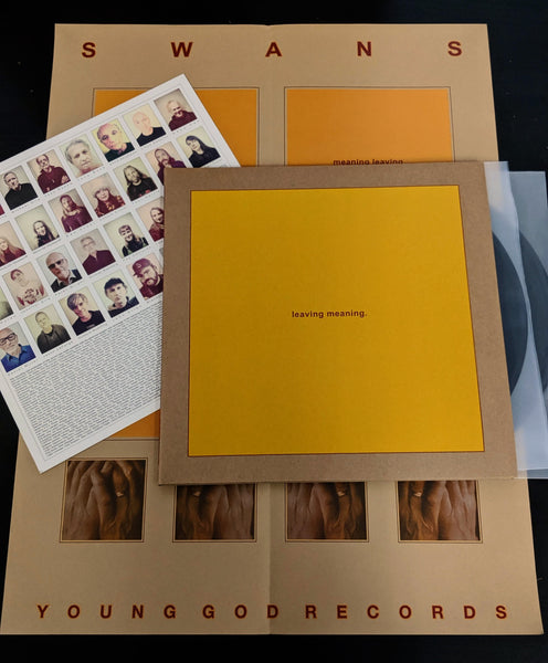 leaving meaning. 2LP w/ poster and insert