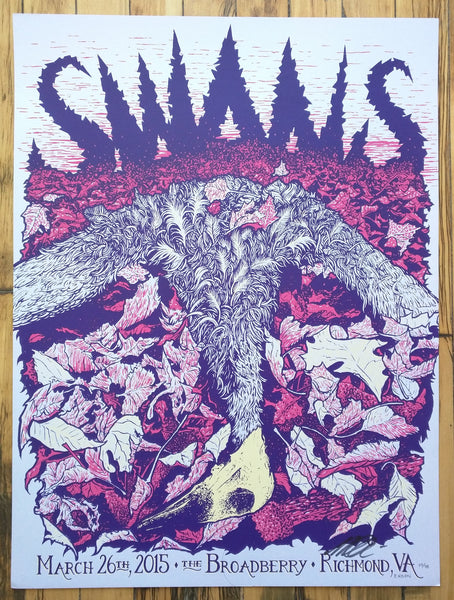 SWANS - Richmond 2015 Poster (sold out)