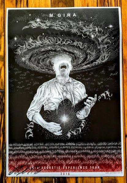 M. Gira 2016 Solo EU Tour Poster (sold out)